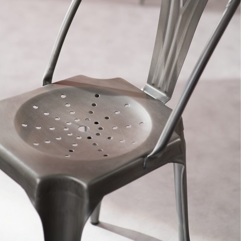 Chaise YAMA coloris gris