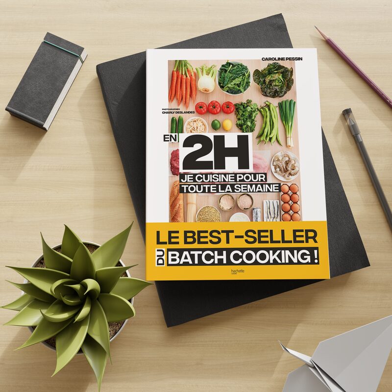 Livre culinaire EN 2H JE CUISINE POUR TOUTE LA SEMAINE