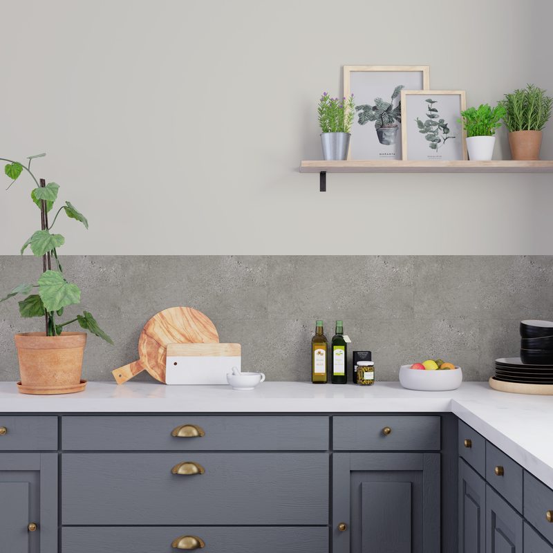 Revêtement décoratif à coller GX WALL+ GREY SLATE coloris gris