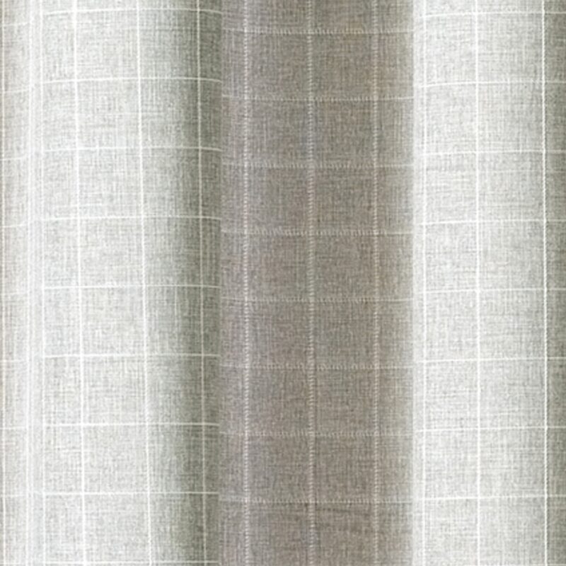 Rideau TARTAN coloris gris 140 x 260 cm