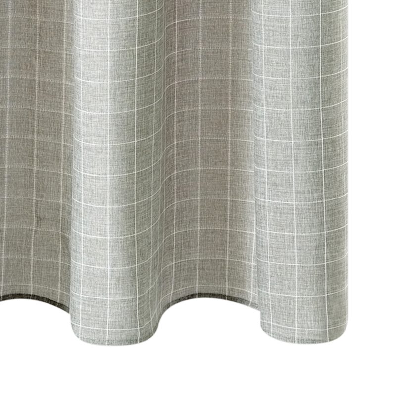 Rideau TARTAN coloris gris 140 x 260 cm