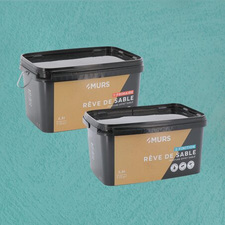 Rêve de sable Peinture céladon + Primaire