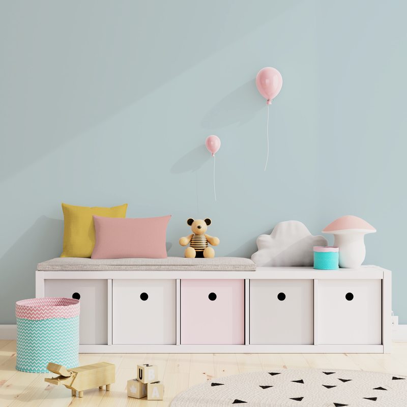 Décoration murale en céramique ENVOLEE M coloris rose