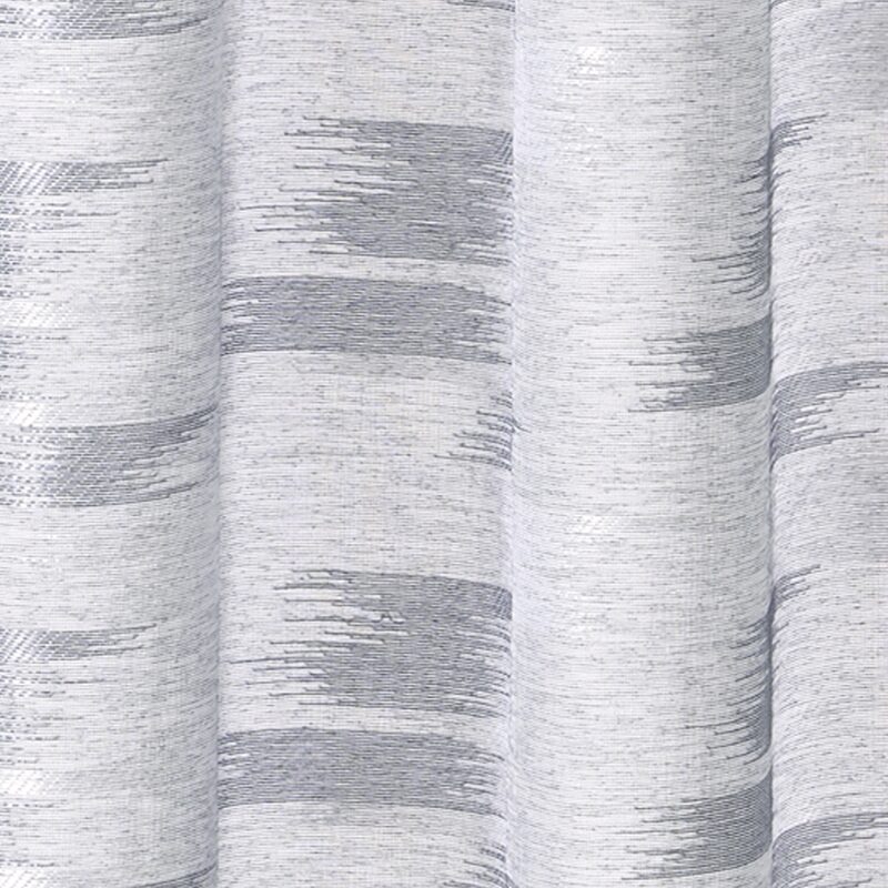 Voilage RHODES coloris gris 140 x 240 cm