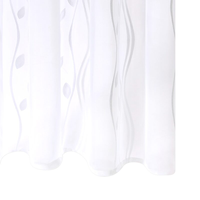 Voilage ALBA coloris blanc 140 x 240 cm