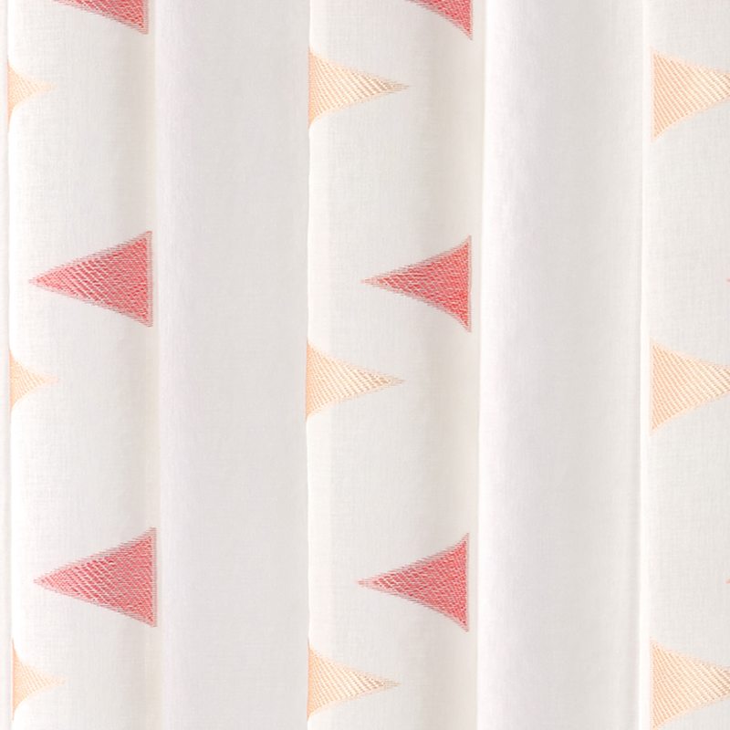 Voilage SUAT coloris corail 140 x 240 cm