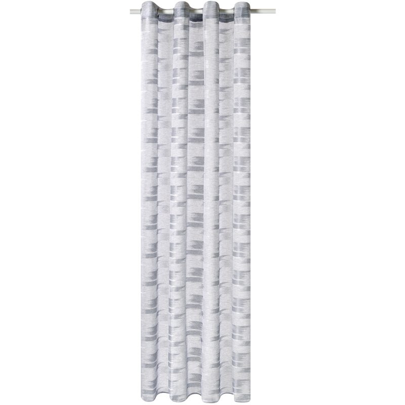 Voilage RHODES coloris gris 140 x 240 cm