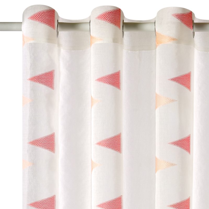 Voilage SUAT coloris corail 140 x 240 cm