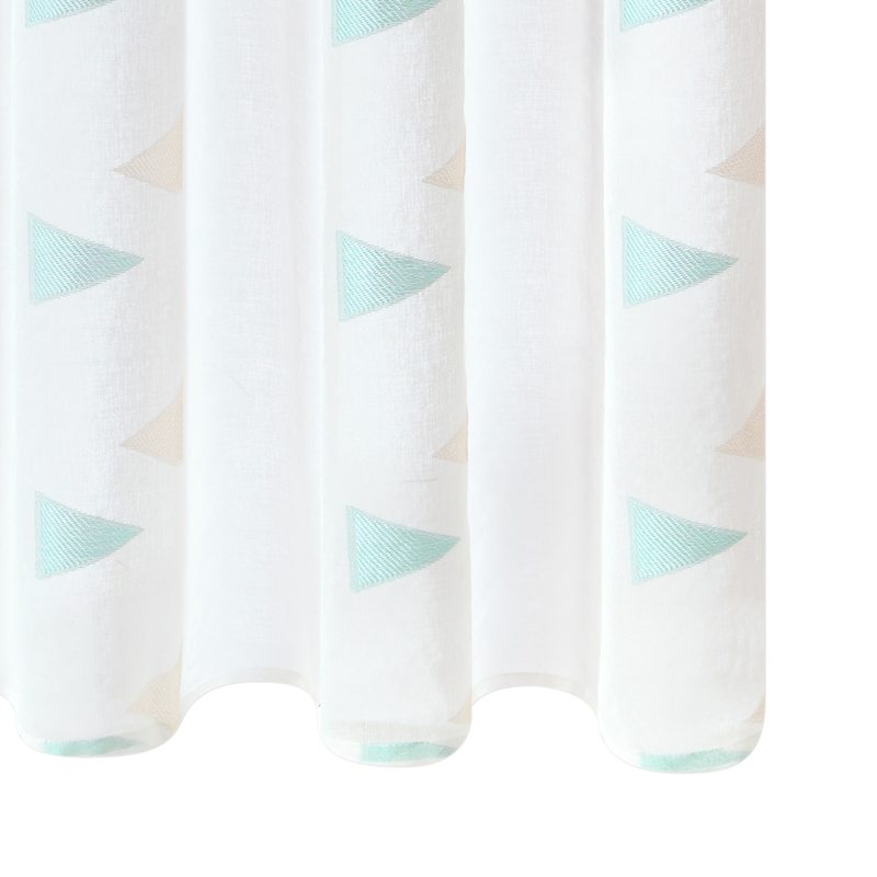 Voilage SUAT coloris bleu 140 x 240 cm