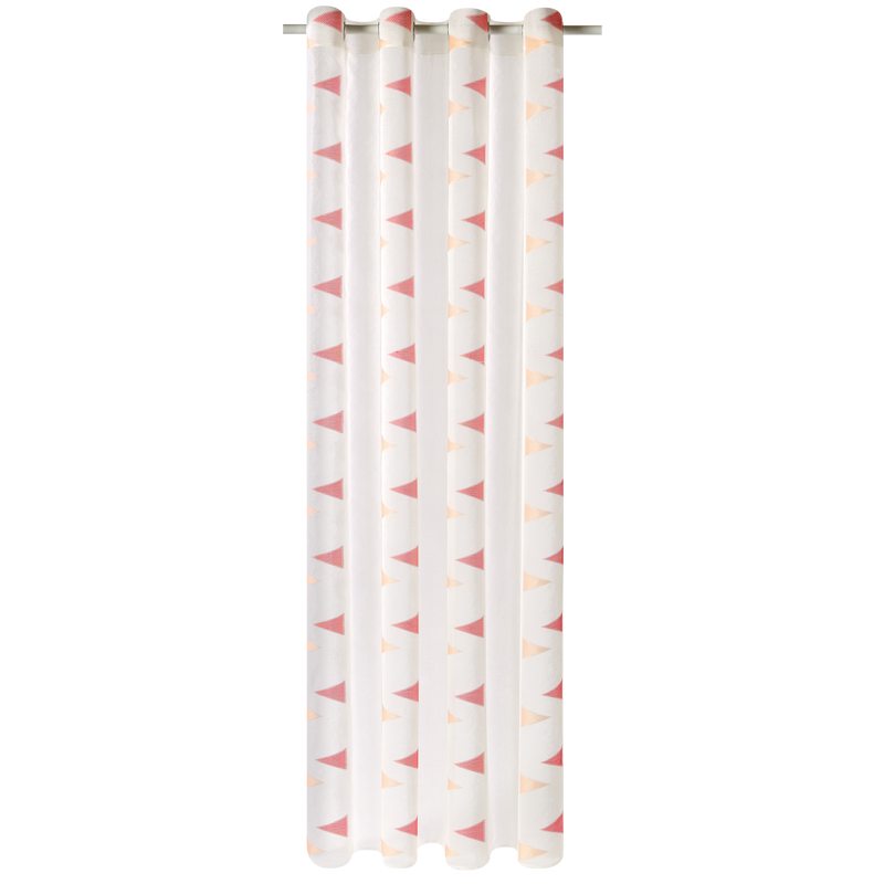 Voilage SUAT coloris corail 140 x 240 cm