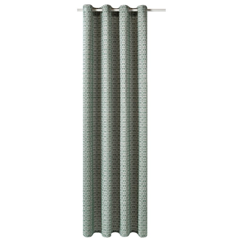 Rideau WISY coloris bleu paon 140 x 250 cm