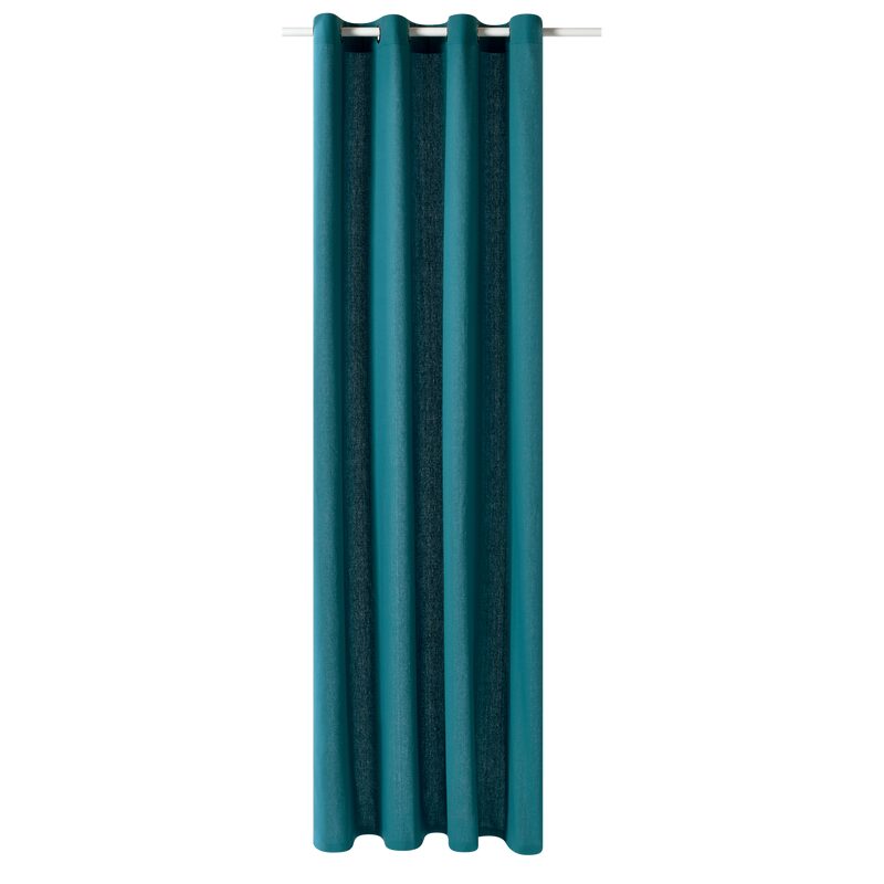 Rideau LEA coloris bleu pétrole 140 x 260 cm