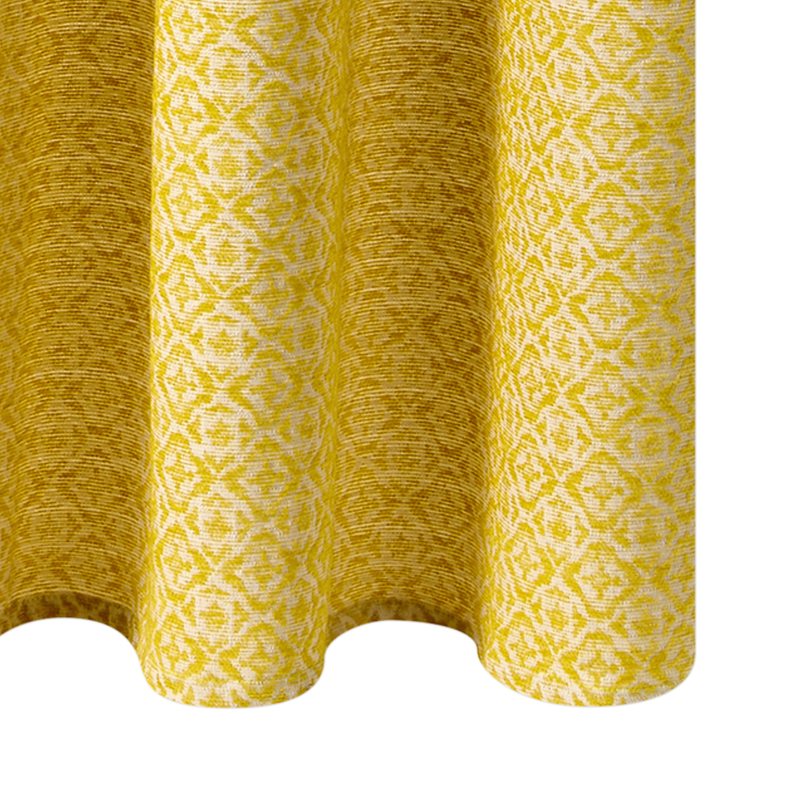 Rideau WISY coloris safran 140 x 250 cm