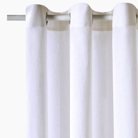 Rideau CALADE coloris blanc 135 x 240 cm