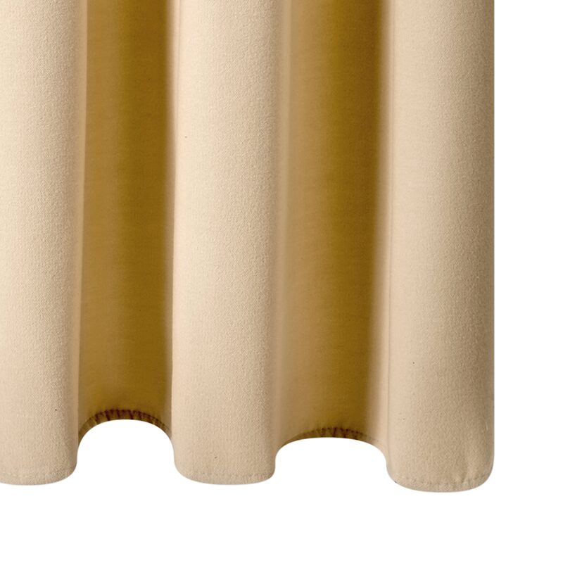 Rideau FLANELLE coloris beige 140 x 250 cm
