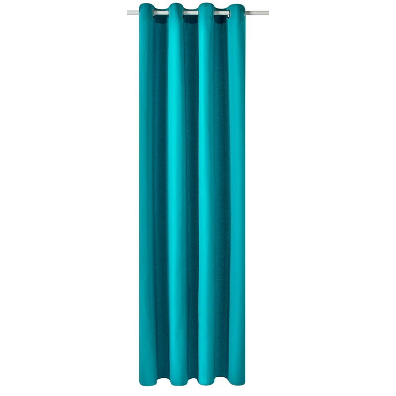 Rideau extérieur PUNTA coloris mer du Sud 135 x 240 cm
