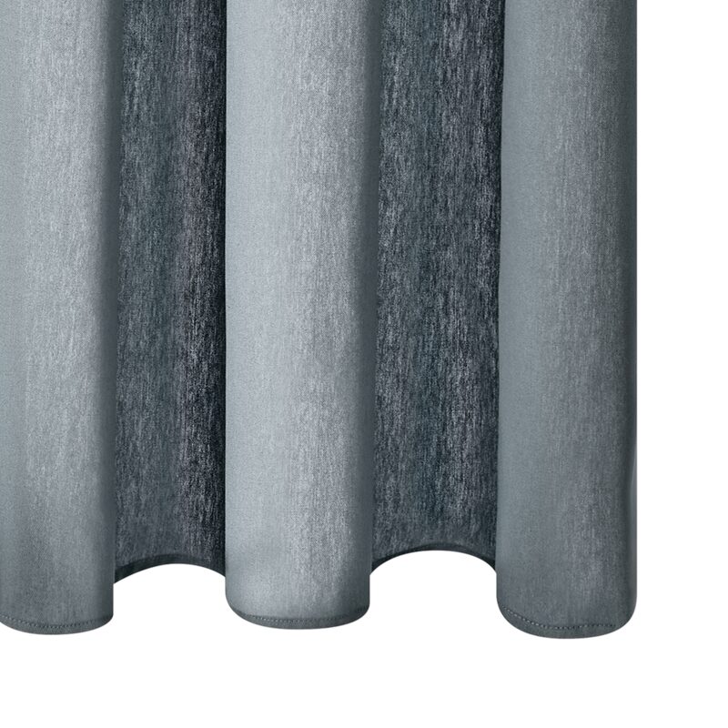 Rideau COTOON coloris gris foncé 140 x 240 cm