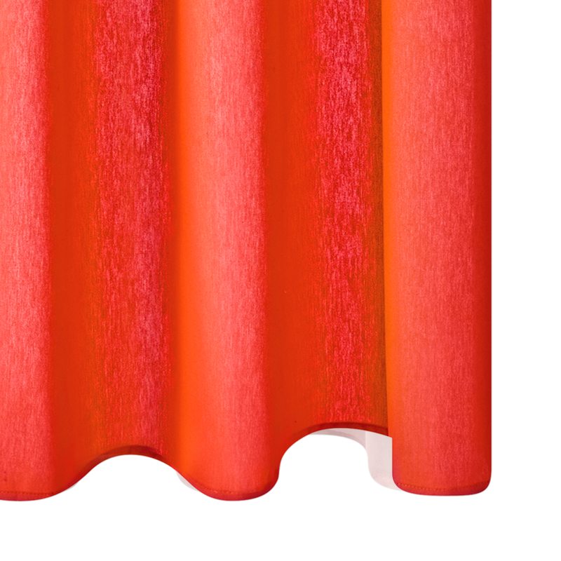 Rideau COTOON coloris corail 140 x 240 cm