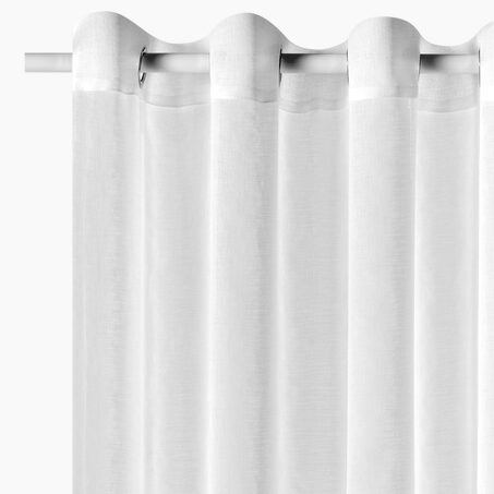 Voilage MIA coloris blanc 140 x 240 cm