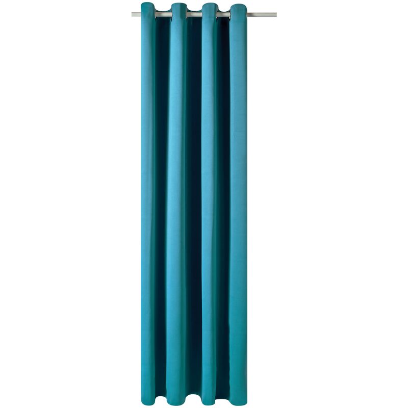 Rideau occultant MARVIN coloris pétrole 140 x 250 cm