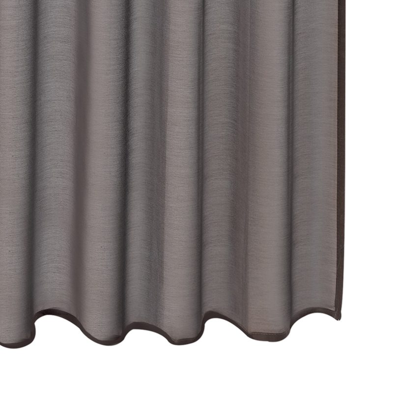 Voilage VOILE PLUS QUE CHIC coloris mordoré 135 x 240 cm