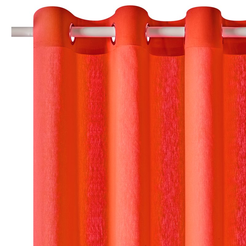 Rideau COTOON coloris corail 140 x 240 cm