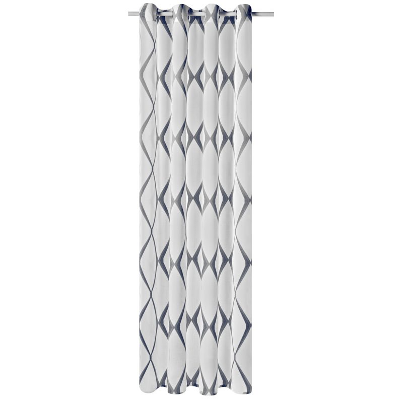 Voilage LEMCKA coloris anthracite 140 x 240 cm