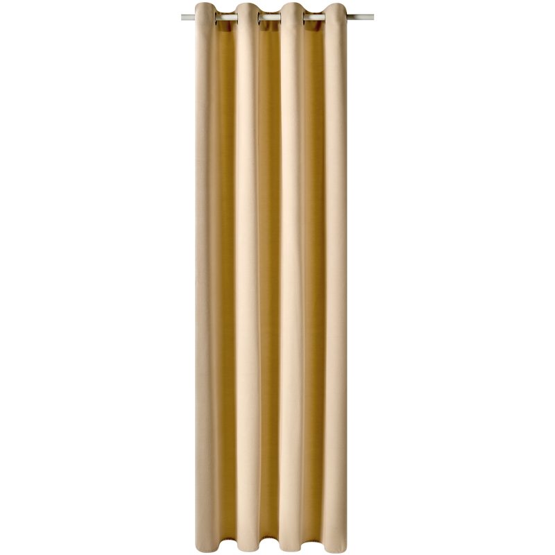 Rideau FLANELLE coloris beige 140 x 250 cm