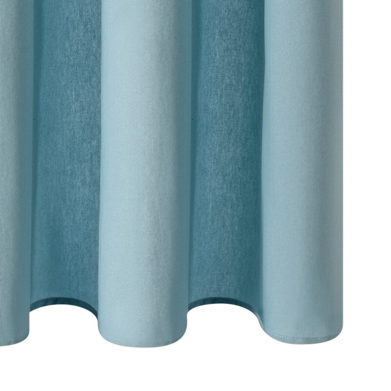 Rideau ELISUS coloris bleu nordique 140 x 240 cm
