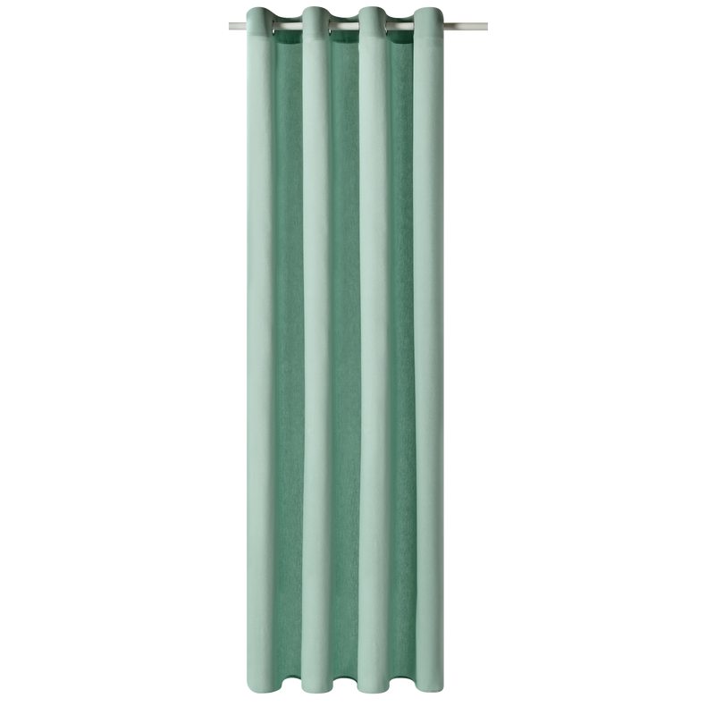 Rideau COTOON coloris vert de gris 140 x 240 cm