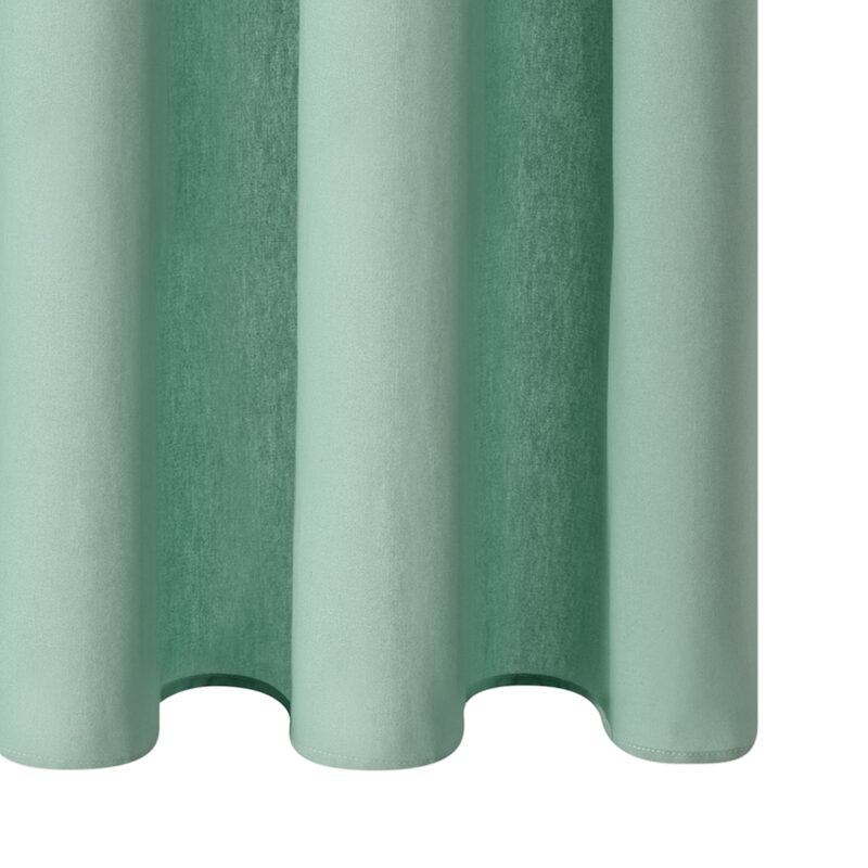 Rideau COTOON coloris vert de gris 140 x 240 cm