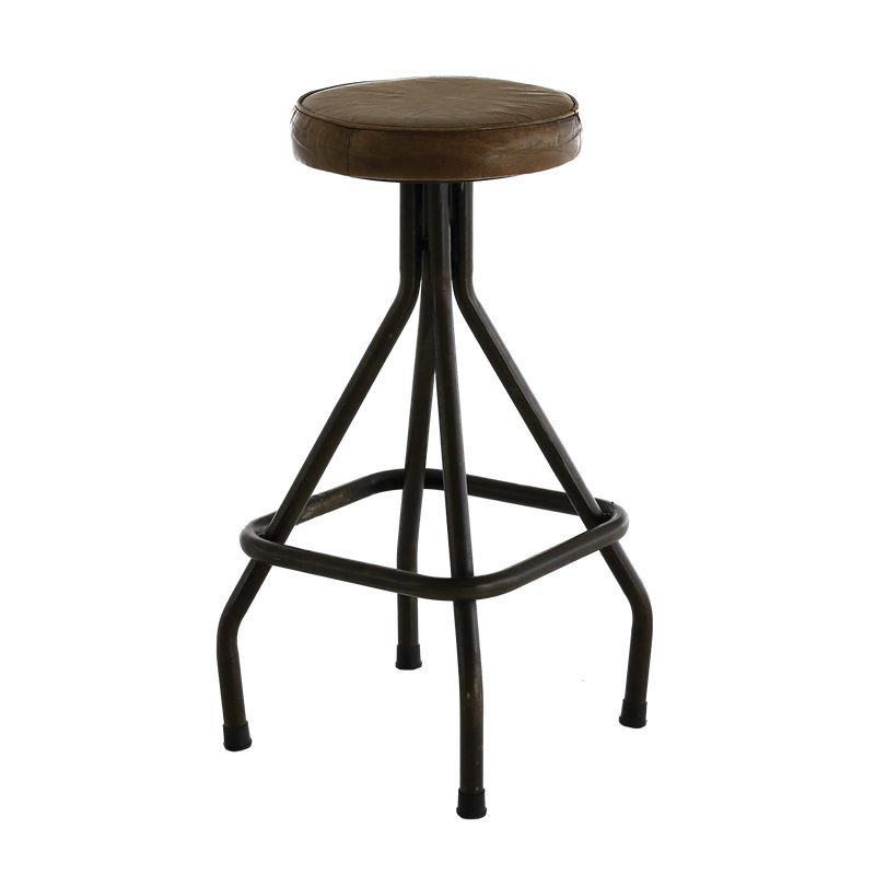 Tabouret de bar MONTECRISTO coloris brun