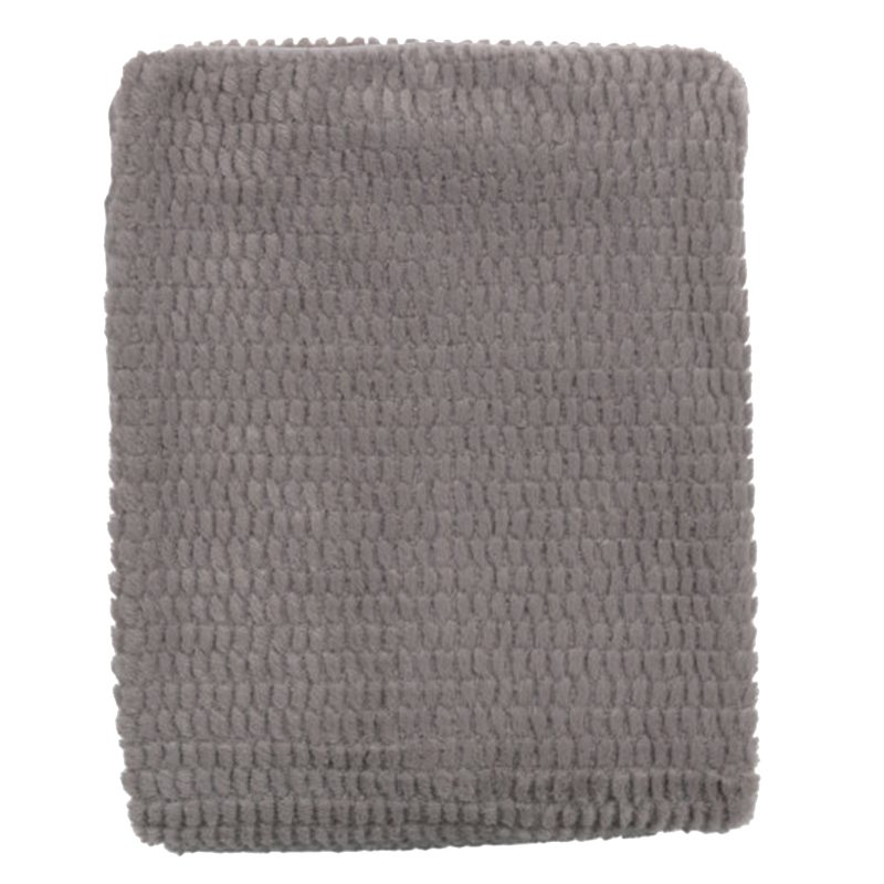 Plaid polaire TAMMY coloris taupe