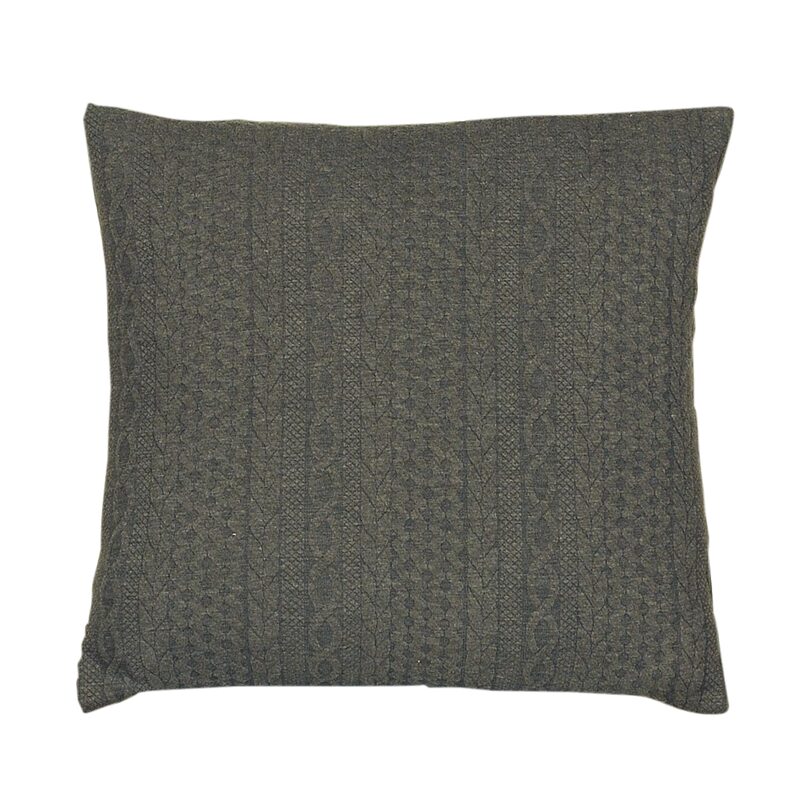 Coussin CHAMI coloris gris 45 x 45 cm