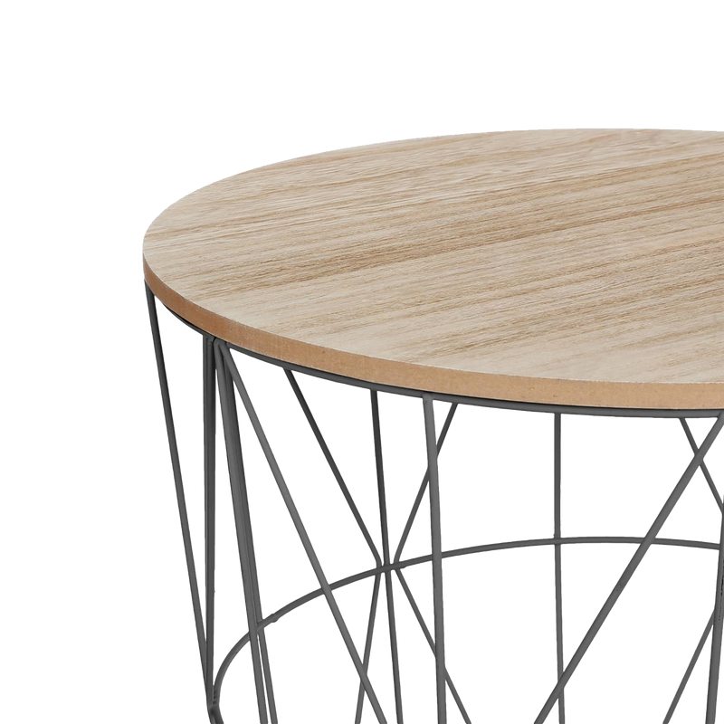 Table d'appoint KUMI coloris noir