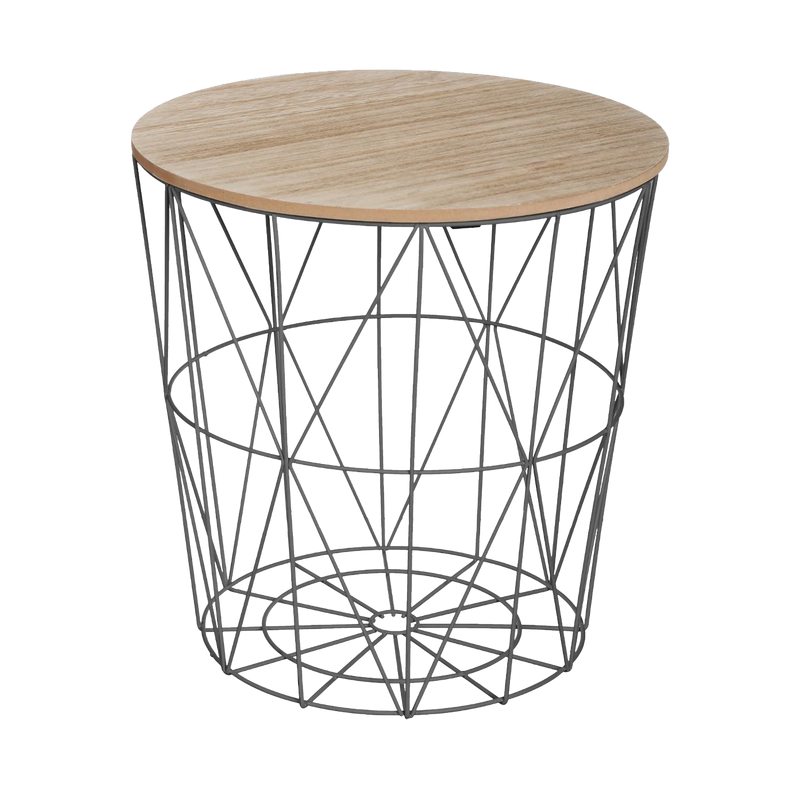 Table d'appoint KUMI coloris noir