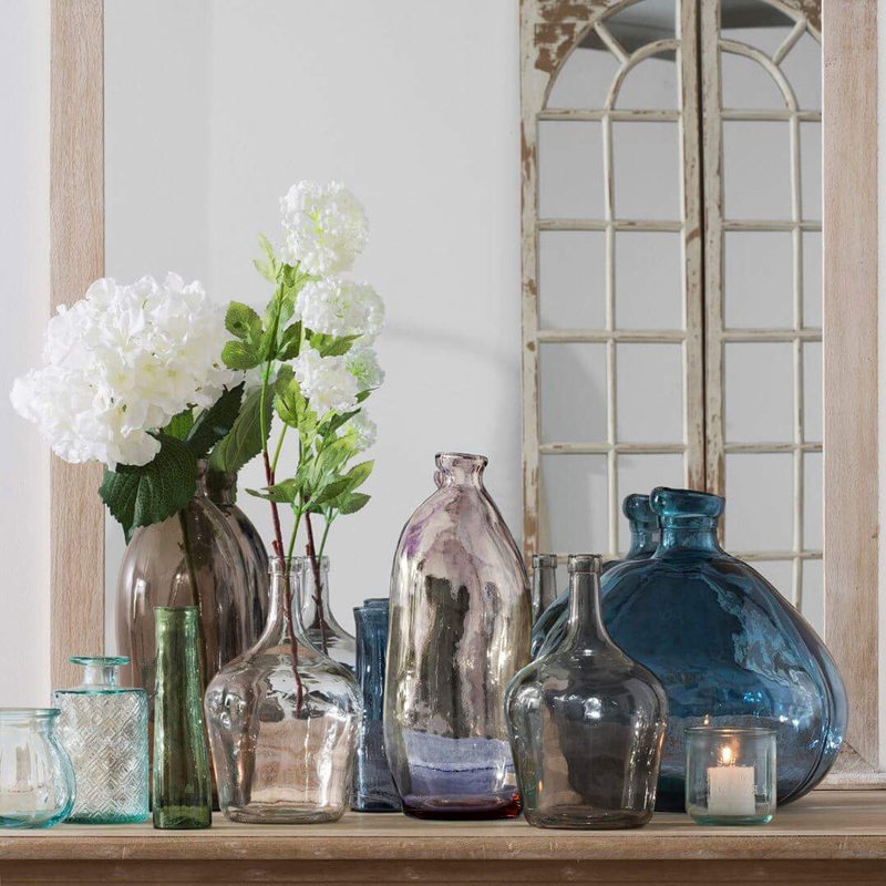 Vase VERRALLIE coloris gris