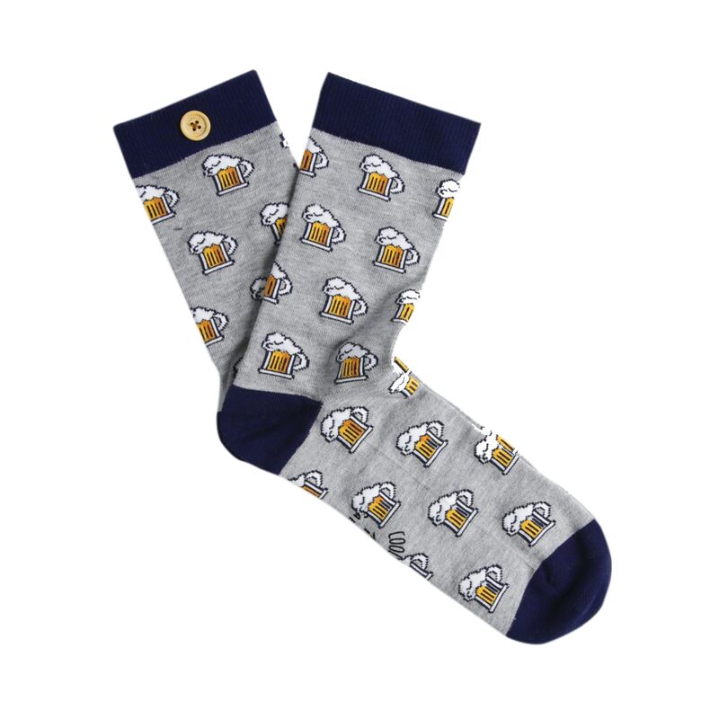 Chaussettes LÉOPOLD ET ZOÉ coloris gris