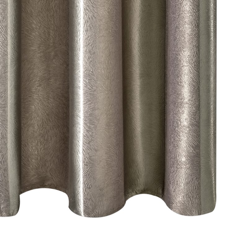 Rideau occultant COSY coloris Gris clair 140 x 260 cm