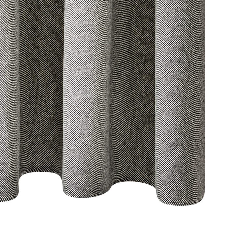 Rideau WOOLY coloris gris 150 x 240 cm