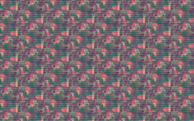 Papier peint intissé GLITCH coloris multicolore
