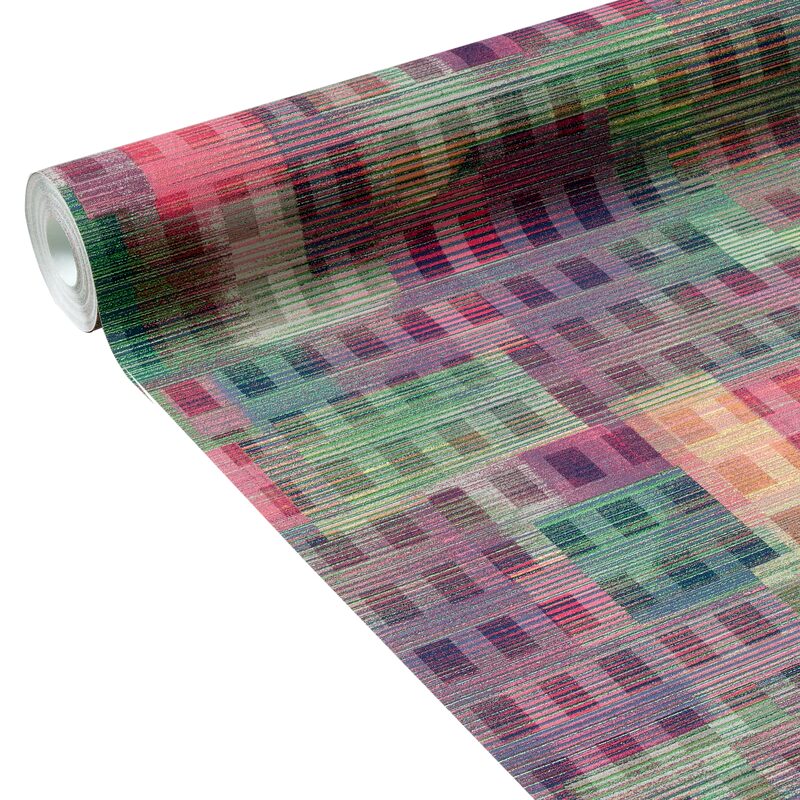 Papier peint intissé GLITCH coloris multicolore
