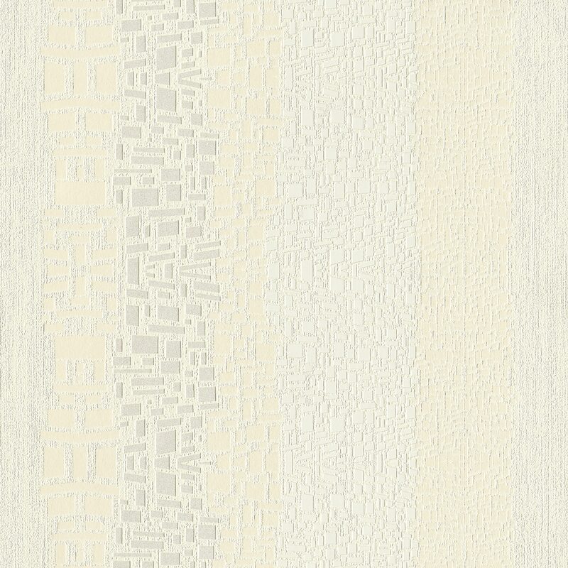 Papier peint vinyle STONE LIGHT coloris écru