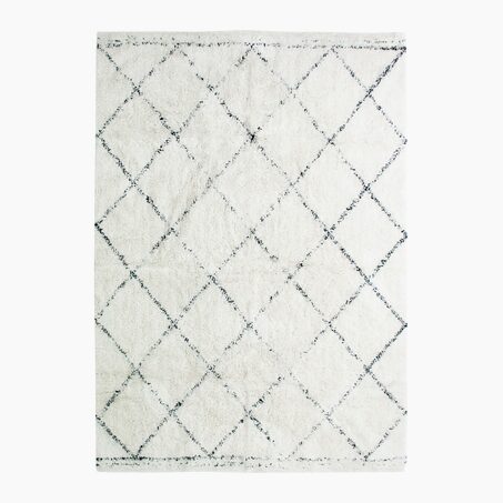 Tapis FARAH coloris beige 130 x 190 cm
