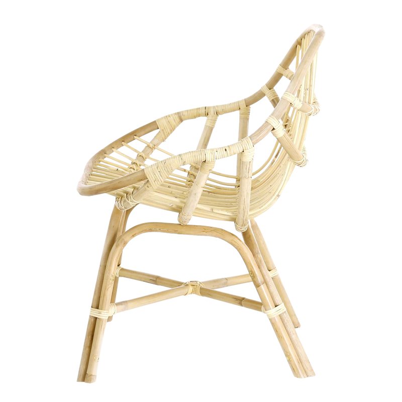 Fauteuil TARA coloris rotin naturel