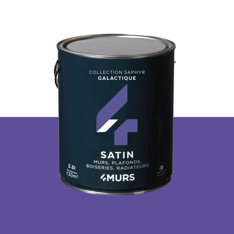 Peinture Multi-supports SAPHYR Alkyde galactique Satiné 2,5 L