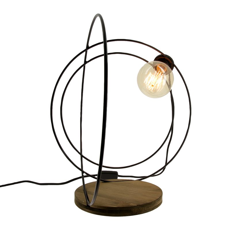 Lampe à poser ORBE coloris noir 39 x 38 cm