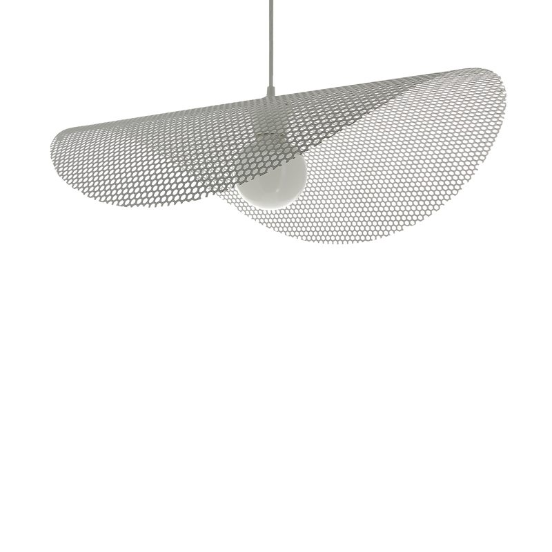 Suspension SMOG coloris blanc 16 x 58 cm