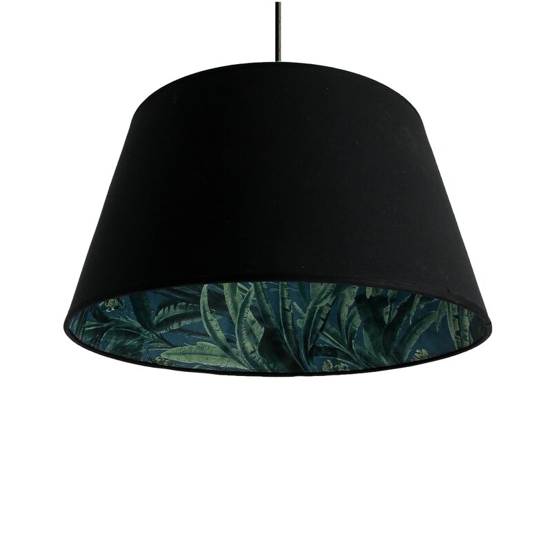 Suspension BRASILIA coloris noir 21 x 39 cm