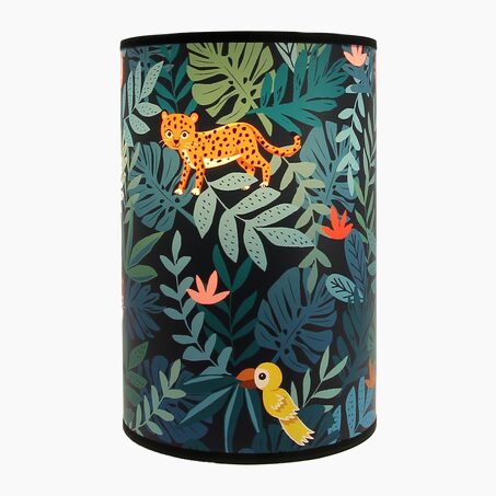 Lampe de chevet JUNGLE KIDS coloris multicolore 24 x 16 cm